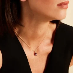 Histoire d'Or Pendentif Or Jaune Prudencia Améthyste* Pendentifs|Pendentifs