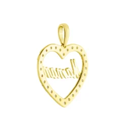 Discount Histoire d'Or Pendentif Or Jaune Ramouna Oxyde De Zirconium