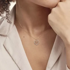 Discount Histoire d'Or Pendentif Or Jaune Ramouna Oxyde De Zirconium