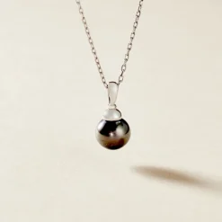 Histoire d'Or Pendentif Phila Or Blanc Perle De Culture De Tahiti* Pendentifs|Pendentifs