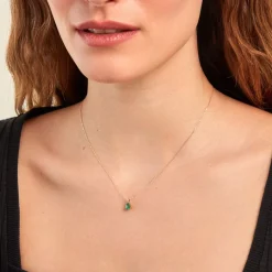 Hot Histoire d'Or Pendentif Pâris Or Jaune Emeraude Diamant or jaune émeraude