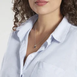 Histoire d'Or Pendentif Prudencia Or Blanc Saphir* Pendentifs|Pendentifs