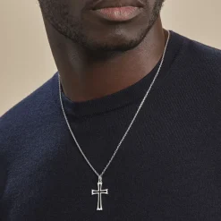 Discount Histoire d'Or Pendentif Romayssa Argent Blanc