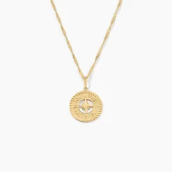 Clearance Histoire d'Or Pendentif Roswell Or Jaune