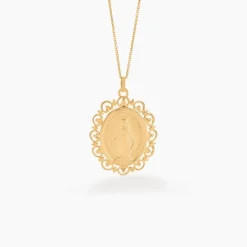 Hot Histoire d'Or Pendentif Santo Or Jaune