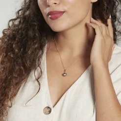 Best Histoire d'Or Pendentif Semi-baroque Or Jaune Perle De Culture De Tahiti