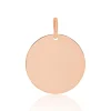 New Histoire d'Or Pendentif Sirona Pastille Gravable Or Rose