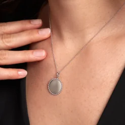 New Histoire d'Or Pendentif Sunny argent blanc