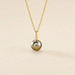 Hot Histoire d'Or Pendentif Syana Or Jaune Perle De Culture De Tahiti or jaune perle nacre noire