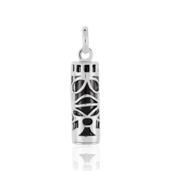 Histoire d'Or Pendentif Tiki Argent Blanc Onyx* Pendentifs|Pendentifs
