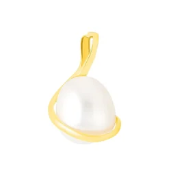 Histoire d'Or Pendentif Tourbillon Or Jaune Perle De Culture* Pendentifs|Pendentifs