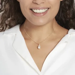 Histoire d'Or Pendentif Tourbillon Or Jaune Perle De Culture* Pendentifs|Pendentifs