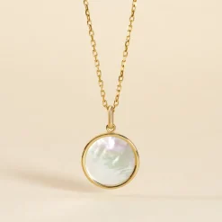 Histoire d'Or Pendentif Ultane or jaune nacre