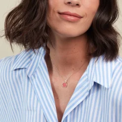 Outlet Histoire d'Or Pendentif Ultane Or Jaune Corail or jaune corail corail