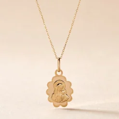 Histoire d'Or Pendentif Vierge Nuage Or Jaune* Bijoux Personnalisés|Pendentifs