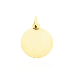 Outlet Histoire d'Or Pendentif Vierge Rond Strie Or Jaune