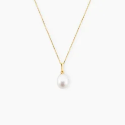 Histoire d'Or Pendentif Yoela Or Jaune Perle De Culture* Pendentifs|Pendentifs