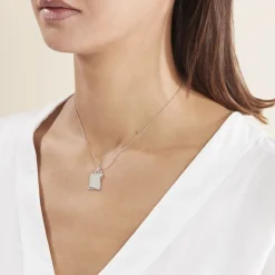 Histoire d'Or Pendentif Zodiaque Parchemin Argent Blanc* Bijoux Personnalisés|Pendentifs