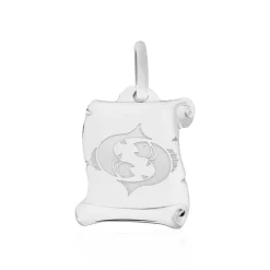 Clearance Histoire d'Or Pendentif Zodiaque Parchemin Argent Blanc