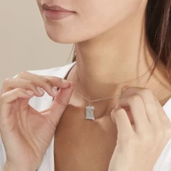 Clearance Histoire d'Or Pendentif Zodiaque Parchemin Argent Blanc