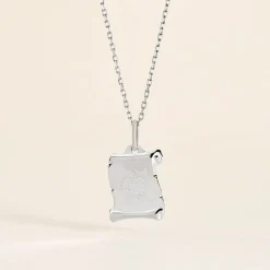 New Histoire d'Or Pendentif Zodiaque Parchemin Argent Blanc