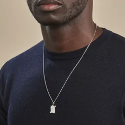 New Histoire d'Or Pendentif Zodiaque Parchemin Argent Blanc