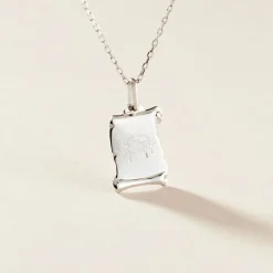 New Histoire d'Or Pendentif Zodiaque Parchemin Argent Blanc