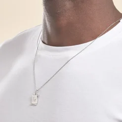 Histoire d'Or Pendentif Zodiaque Parchemin Argent Blanc* Bijoux Personnalisés|Pendentifs