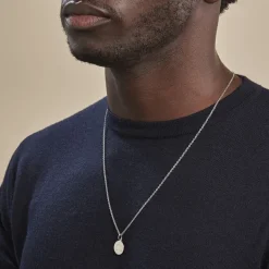 Histoire d'Or Pendentif Zodiaque Rond Argent Blanc