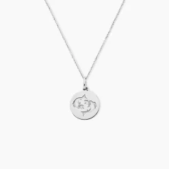 Histoire d'Or Pendentif Zodiaque Rond Argent Blanc* Bijoux Personnalisés|Pendentifs