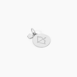 Sale Histoire d'Or Pendentif Zodiaque Rond Argent Blanc