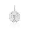 Histoire d'Or Pendentif Zodiaque Rond Argent Blanc* Bijoux Personnalisés|Pendentifs