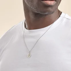 Histoire d'Or Pendentif Zodiaque Rond Argent Blanc* Bijoux Personnalisés|Pendentifs