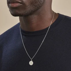 Sale Histoire d'Or Pendentif Zodiaque Rond Argent Blanc