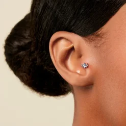 Sale Histoire d'Or Piercing Cathia Argent Blanc Oxyde De Zirconium