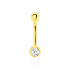 Histoire d'Or Piercing De Nombril Jan Or Jaune Oxyde De Zirconium* Piercings|Autres Bijoux
