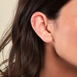 New Histoire d'Or Piercing D'oreille Argent Che