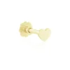 Histoire d'Or Piercing D'oreille Or Jaune Albie C艙ur