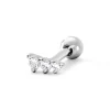 New Histoire d'Or Piercing D'oreille Unitaire Delphie Argent Blanc Oxyde De Zirconium