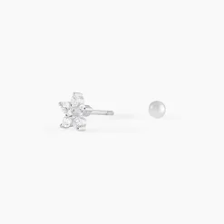 Histoire d'Or Piercing D'oreille Unitaire Argent Percy Oxyde De Zirconium