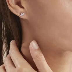 Sale Histoire d'Or Piercing D'oreille Unitaire Argent Père Oxyde De Zirconium