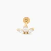 Online Histoire d'Or Piercing D'oreilles Asclepias Or Jaune