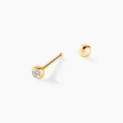 Histoire d'Or Piercing Elpida Or Jaune Oxyde De Zirconium* Piercings|Autres Bijoux