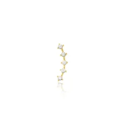 Clearance Histoire d'Or Piercing Mave Or Jaune Oxyde De Zirconium