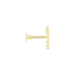 Clearance Histoire d'Or Piercing Mave Or Jaune Oxyde De Zirconium
