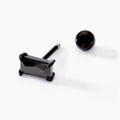 Histoire d'Or Piercing Oruro Acier Noir Oxyde De Zirconium* Piercings|Autres Bijoux