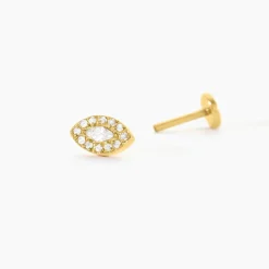 Histoire d'Or Piercing Zilia Acier Jaune Oxyde De Zirconium* Piercings|Autres Bijoux