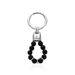 Clearance JOURDAN Porte Clefs Acier Gris Onyx acier gris onyx noir