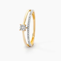 Histoire d'Or Solitaire Accompagne Marjani Or Jaune Diamant* Bagues|Bagues Avec Pierre