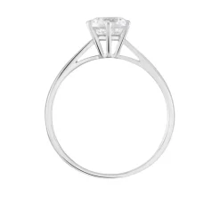 Clearance Histoire d'Or Solitaire Or Blanc Laurian Oxyde De Zirconium Blanc or blanc oxyde